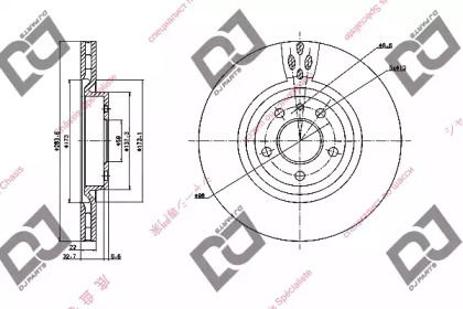 Тормозной диск DJ PARTS BD1931